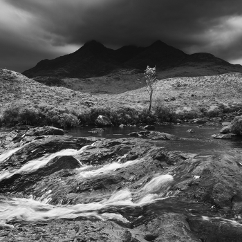 Rain Clouds Over The Cuillin Isle Of Skye