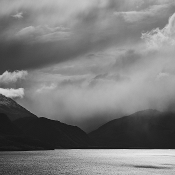 Rain Clouds Over Lake Wakatipu